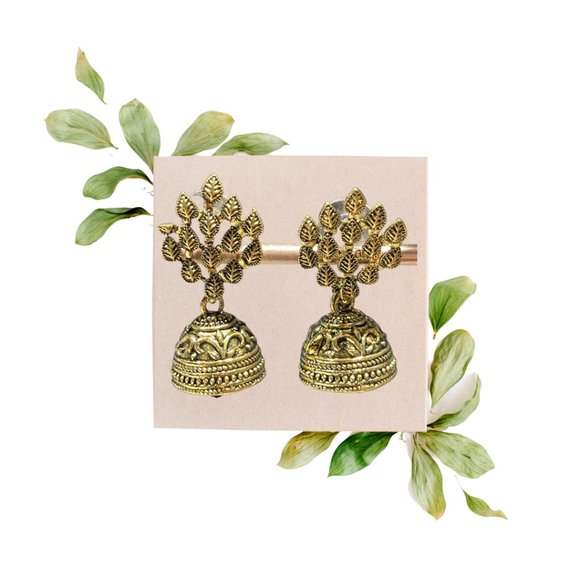 Authentic South Asian Earrings - Picture 2 of 2